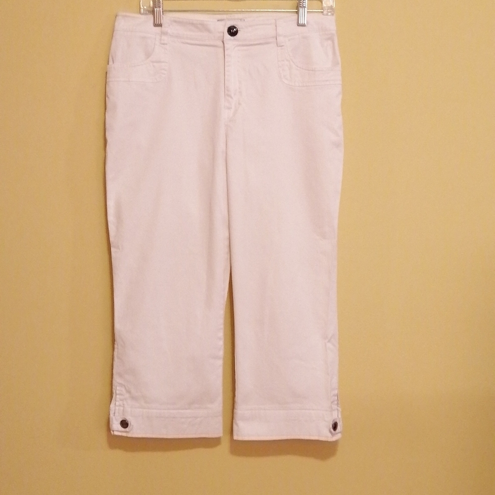 Parkhurst Ladies white capris, size:10